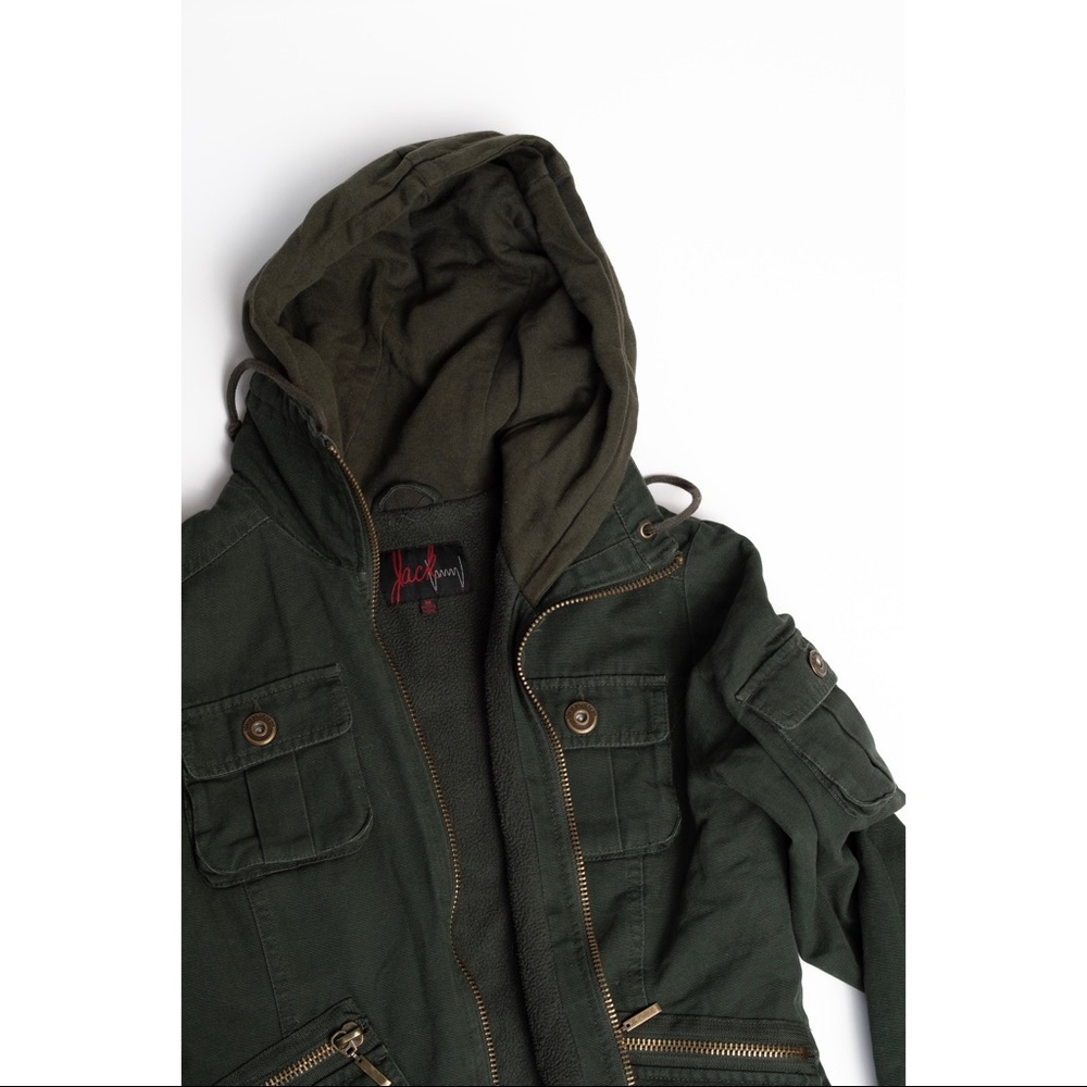 Jack by bb Dakota green jacket